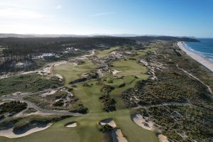 Te Arai (South) 12th Hole Left Aerial